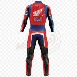 Honda Alvaro Bautista 2020 Cbr Red Motorbike Suit - Image 2