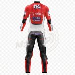 Ducati Andrea Dovizioso 2018 Racing Black One or Two Piece Motorcycle Suit - Image 2