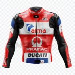 Ducati Danilo Petrucci 2018 Red Biker Jacket