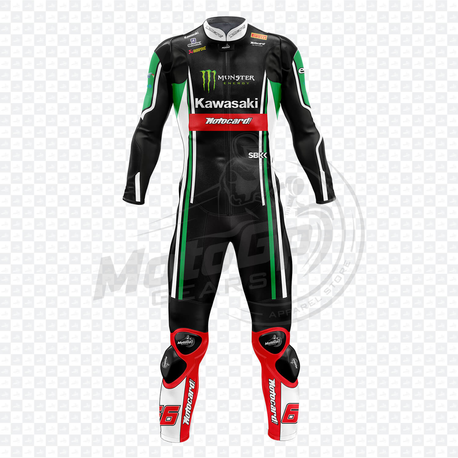 KAWASAKI-TOM-SYKES-2015-RIDING-SUIT-WSBK.jpg Kawasaki Tom Sykes 2015 Riding Custom Suit - Image 1