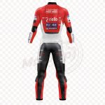 Ducati Jorge Lorenzo 2018 Genuine leather Motorcycle Suit - Image 2
