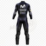Yamaha Maverick Vinales Genuine leather Motorcycle Suit - Image 2