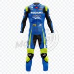Suzuki Aleix Espargaro 2016 Gsxr Genuine leather Biker Suit