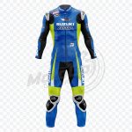Suzuki Maverick Vinale 2015 Leather Motorcycle Suit
