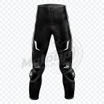 Black Leather Motorcycle Pant : Jordi Torres Aprilia Race