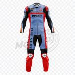 Fabio Di Giannantonio Sky Blue Ducati Leather Suit