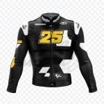 Raul Fernandez Aprilia Black Leather jacket