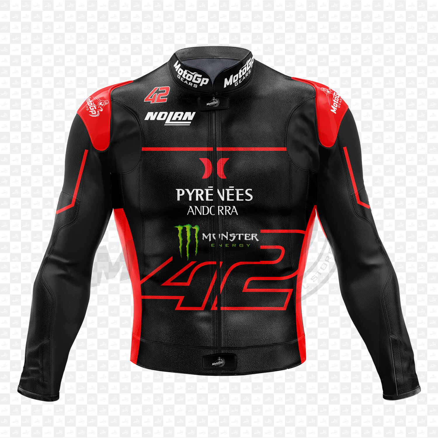 Alex Rins LCR Honda Winter Test Leather Jacket Alex Rins LCR Honda Winter Leather Jacket - Image 1