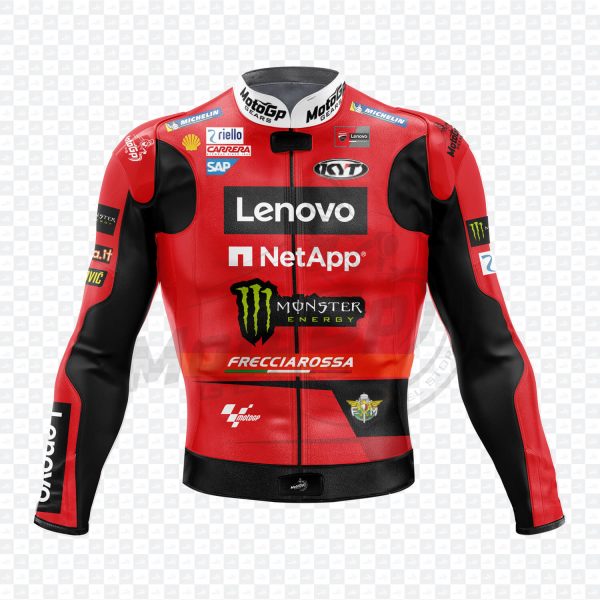 Enea Bastianini MotoGP 2023 Ducati Race Jacket - Authentic Racing Gear