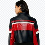 Semi Motorcycle Womens Handmade CE Armored Racing Leather Jacket - Image 2