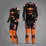 Black n Orang Jack Miller KTM Red Bull 2024 Racing Suit