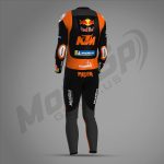 Black n Orang Jack Miller KTM Red Bull 2024 Racing Suit - Image 5