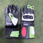 Motorcycle Racing Protective Gloves - Cowhide Leather - Image 2