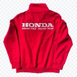 1989 Honda Grand Prix Racing Team Red Zipper Jacket - Image 2