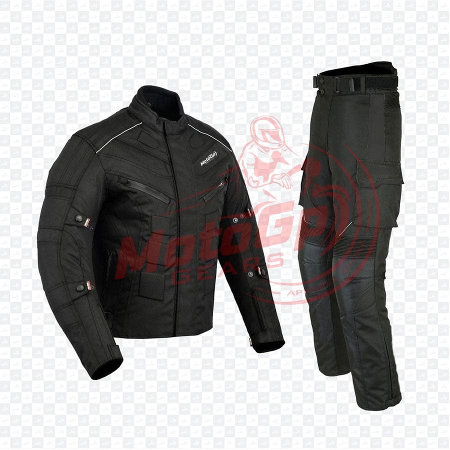 4 Lumi Nova Cordura Black Motorcycle Racing Suit - Image 1