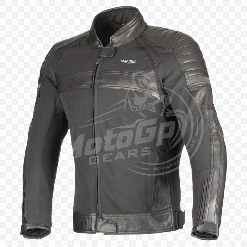 Aero Nex Black Textile Racing Jacket Superior Performance