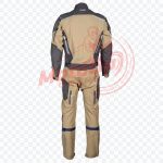 Zenith Fusion Cordura Motorcycle Racing Suit – Light Brown - Image 2