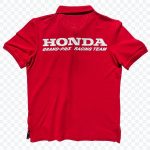 1989 Honda Grand Prix Racing Team Red Polo Shirt - Image 2