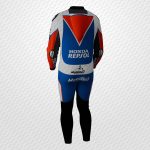 Luca Marini Honda Repsol Racing Suit - Top Grade Genuine Leather - Image 4