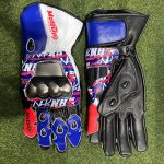 Multi Brand Motorcycle Racing Gloves - Black / Red / Blue / White