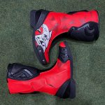 Red Shark Zone Motorcycle Racing Shoes - Image 4
