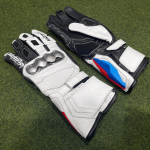BMW Track GP TECH Motorcycle Racing Leather Gloves - Image 4