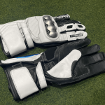 BMW Track GP TECH Motorcycle Racing Leather Gloves - Image 2