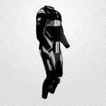 Miguel Oliveira Track Motorcycle Racing Black Leather Suit - Image 2