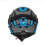 NEW JIEKAI JK-902 Dual Visor Motorcycle Helmet – Blue Black Grey | DOT Approved - Image 3