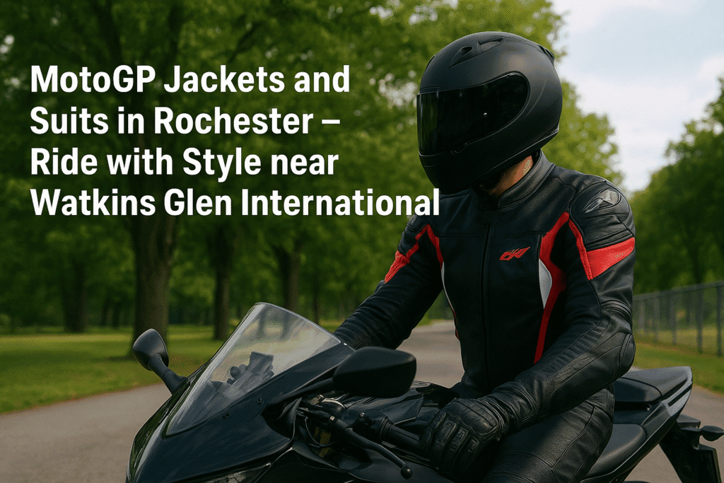 Rochester MotoGP Jackets and Suits – Riding in Style in Watkins Glen International