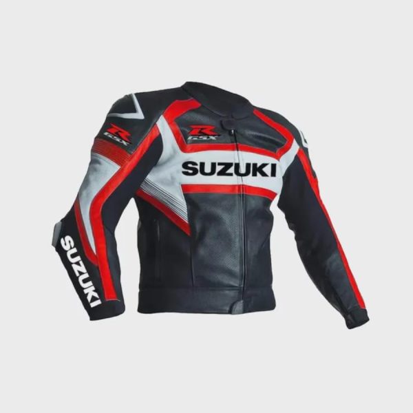 Suzuki Red Black Motorcycle Racing Jackets