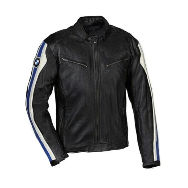 Black BMW Motorbike Leather Jacket