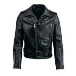 Black Perfecto 519 Insulated Motorcycle Jacket – Aniline Cowhide - Classic Biker