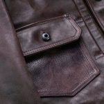 Horsehide Trucker Motorcycle Jacket – Aniline Finish - Horween Leather - Image 3