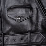 Soft Horsehide Perfecto Motorcycle Jacket – Horween Leather - Classic Biker Style - Image 3