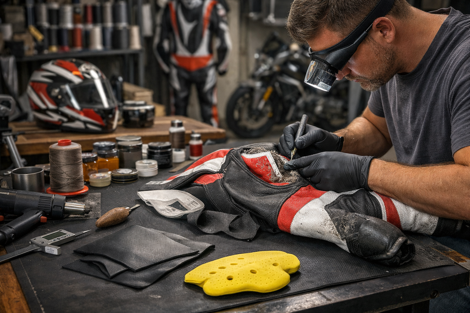 Motorcycle Racing Repair Jacket