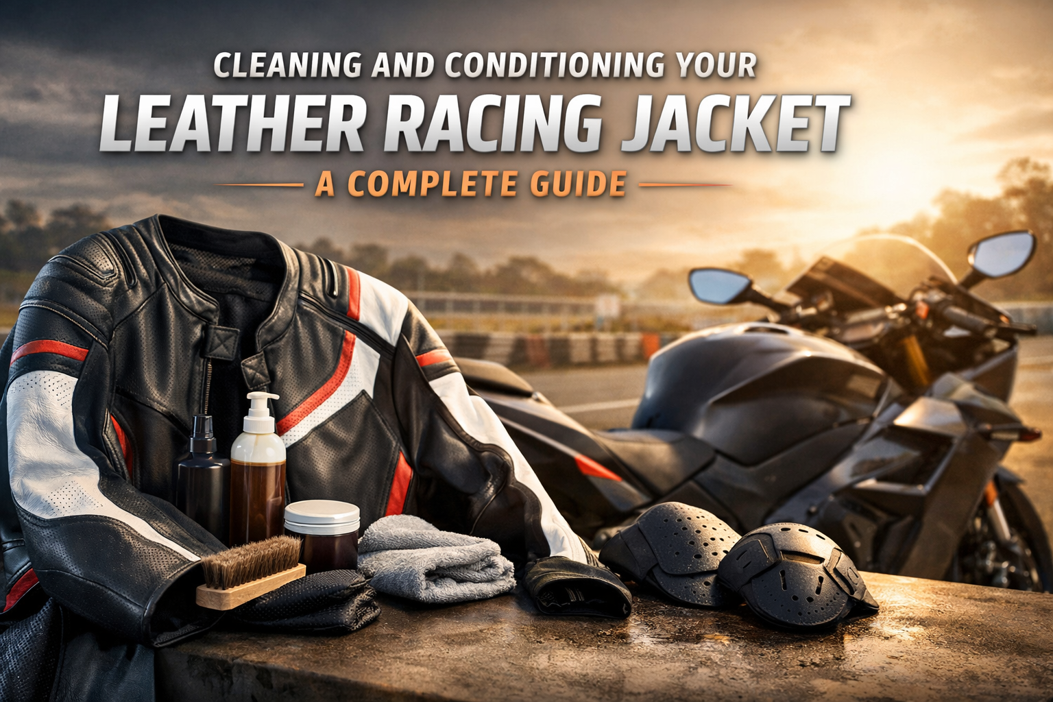how to clean racing jacket