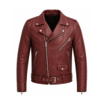Rogue Belted Leather Motorcycle Jacket